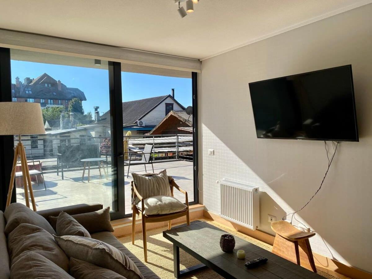 Depto 2D2B Frente A La Costanera Piscina Temperada Servicio Hom 0401 Appartement Puerto Varas Buitenkant foto
